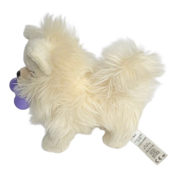 American Girl Pomeranian Dog & Bone Poseable Doll Pet Puppy Plush Faux Fur Toy - Picture 5 of 10